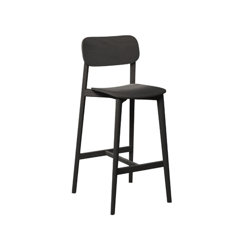 Kaeo Timber Stool - With Back