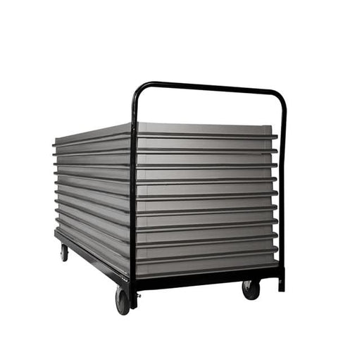 Flat Stack Trestle Table Cart
