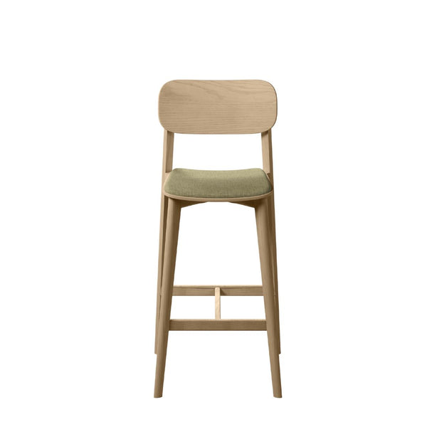 Kaeo Timber Stool - With Back