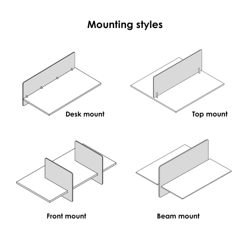 Vicinity® Workstation Screens
