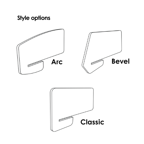 Cove Desk Mount Slider Screen