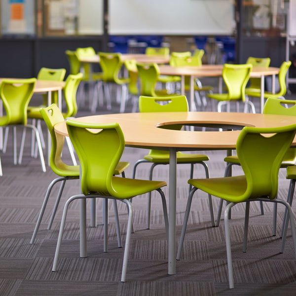 Eduflex Collaborative Half Moon Table