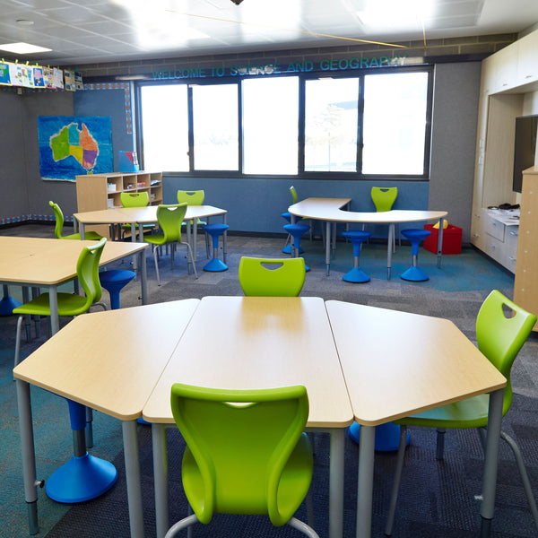 Eduflex Collaborative Trapezoidal Table