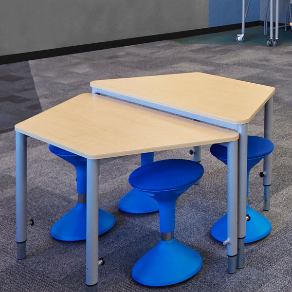 Eduflex Collaborative Trapezoidal Table