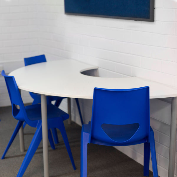 Eduflex Collaborative Half Moon Table