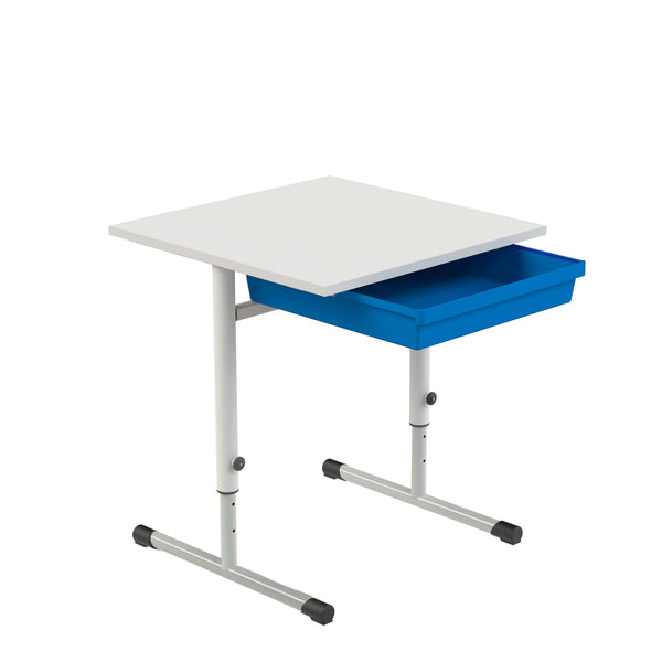 Eduflex Single Desk T Leg With Tray