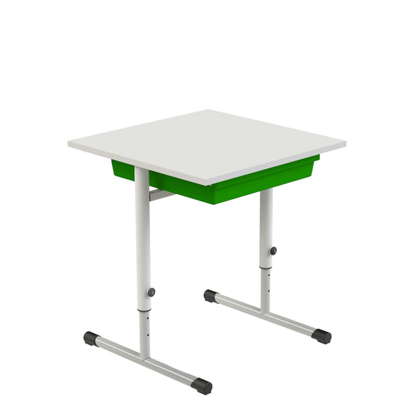 Eduflex Single Desk T Leg With Tray