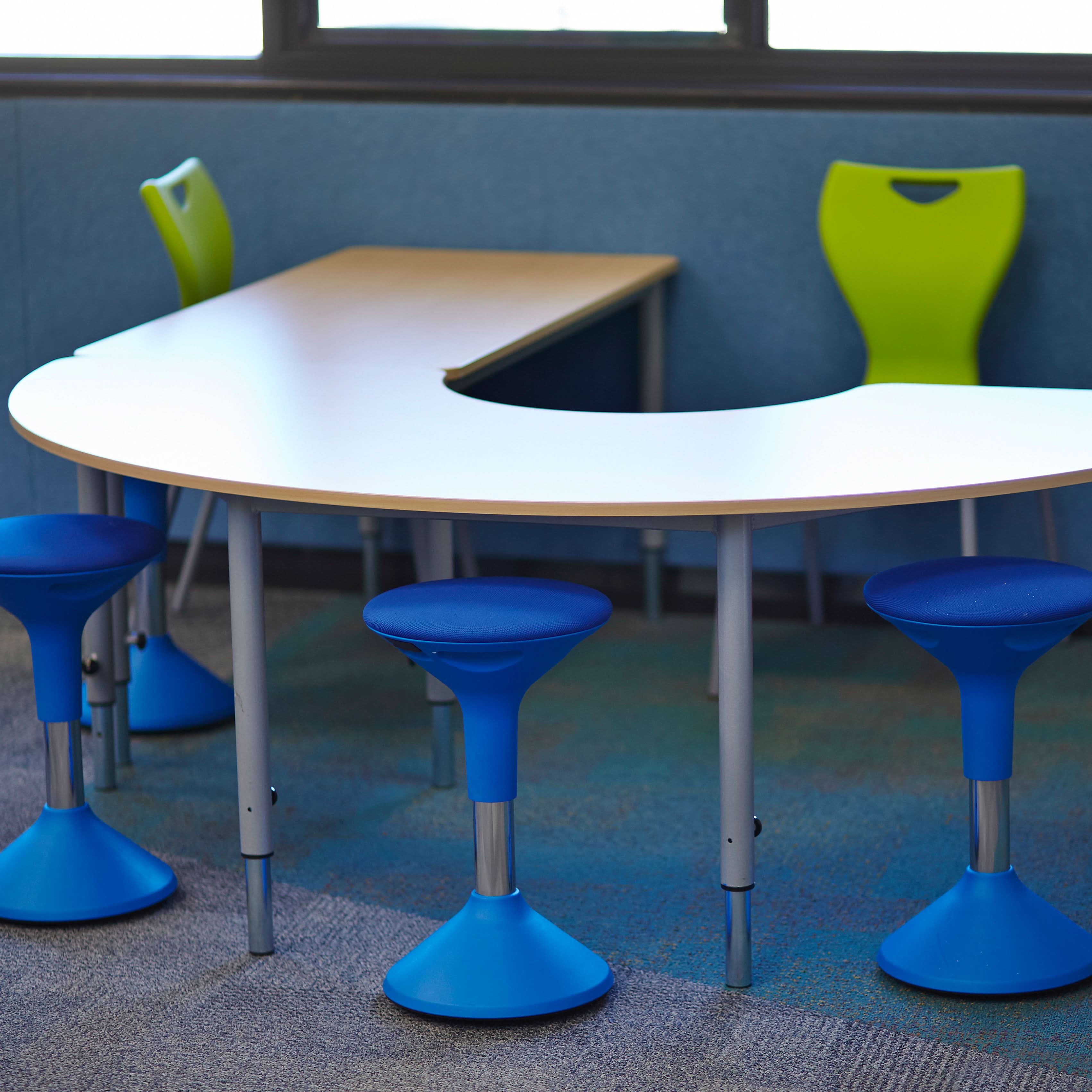 Half Moon Classroom Table