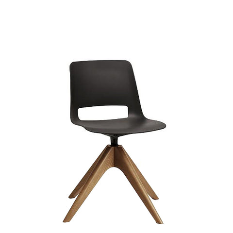 Retro Chair Timber Swivel